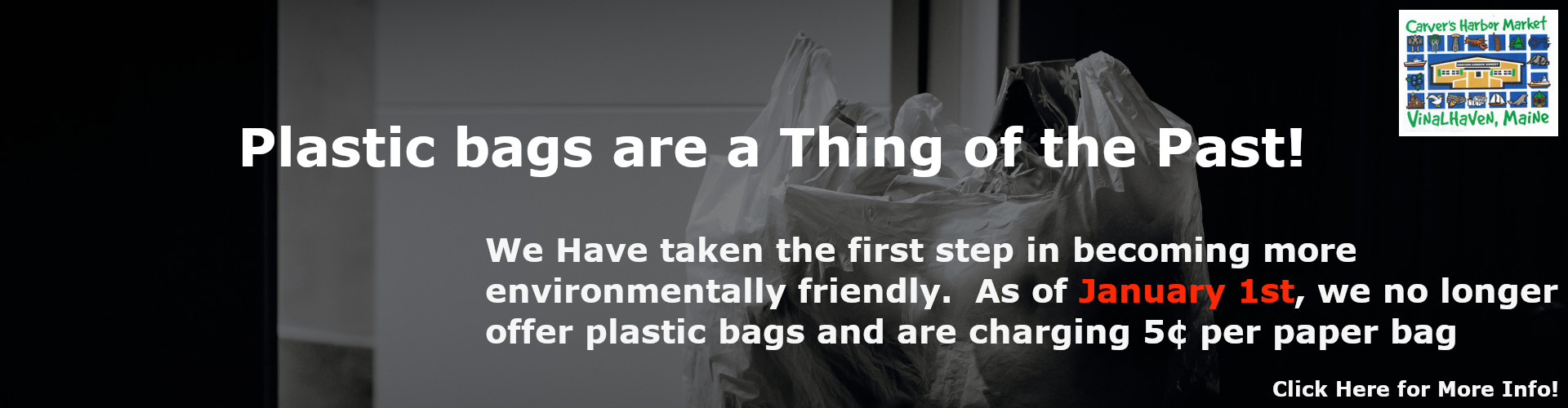 Plastic bags are a thing of the past!